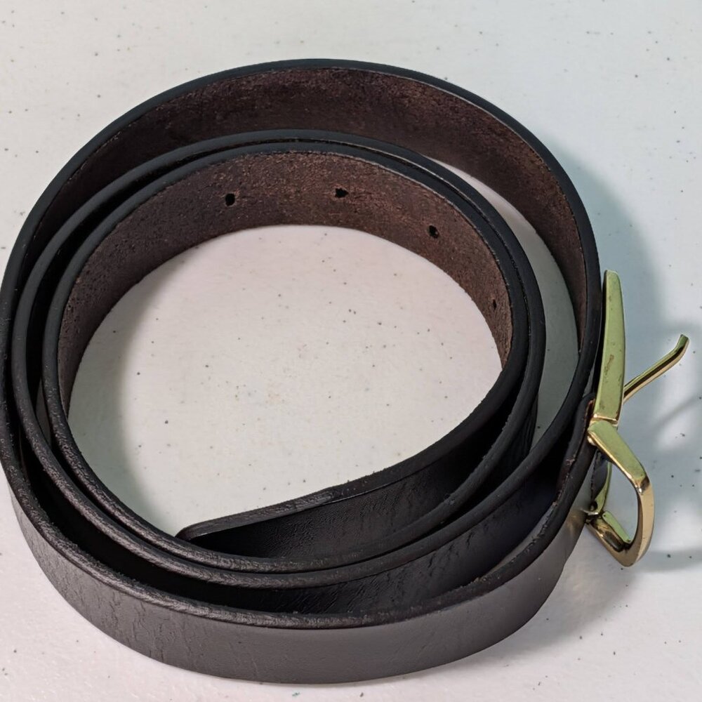 Elisbeth Brown Leather Belt Style‎ # Beru 0110 Size 3X (22-24)